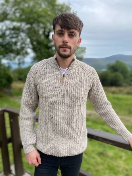 Fisherman's Ribbed Sweater – Irish Rose Woollens